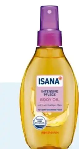 Rossmann Isana Body Oil Intensive Pflege Angebot