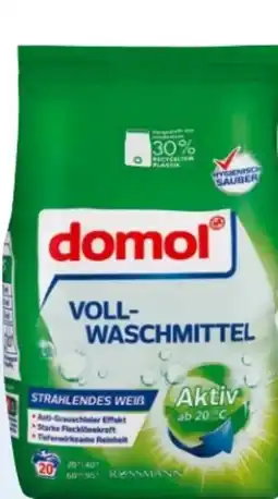 Rossmann Domol Vollwaschmittel Pulver Angebot