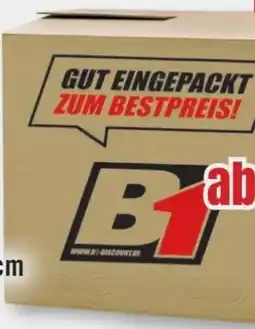 B1 Discount Baumarkt B1 Umzugskarton Angebot