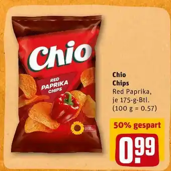 REWE Chio chips Angebot