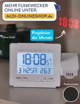 Aldi Nord Krontaler Funk-Projektionswecker PC 1508-b Angebot