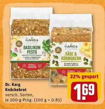 REWE Dr. kargs knäckebrot Angebot