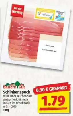 NP Discount Bauern Gut Schinkenspeck Angebot