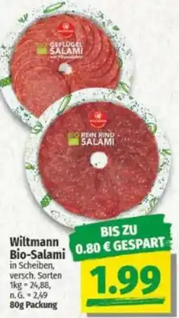 NP Discount Wiltmann Bio-Salami Angebot