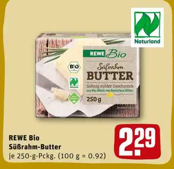 REWE Rewe bio süßrahm-butter Angebot