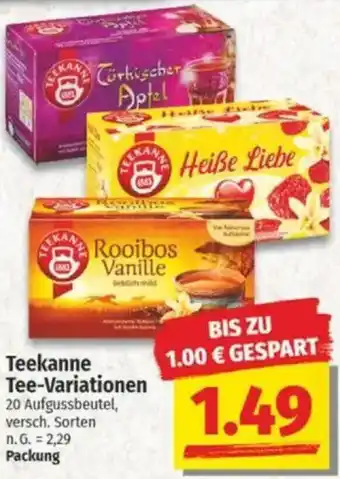 NP Discount Teekanne Tee-Variationen Angebot