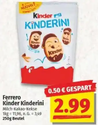 NP Discount Ferrero Kinder Kinderini Angebot