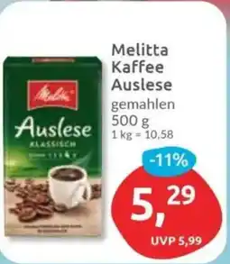 Budni Melitta Kaffee Auslese Angebot