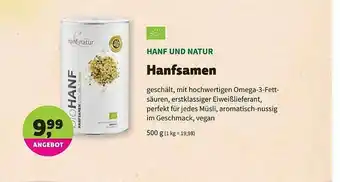 Biomarkt Hanf Und Natur Hanfsamen Angebot