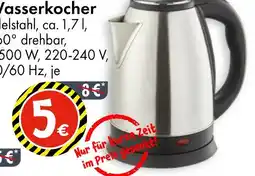 TEDi Wasserkocher Angebot