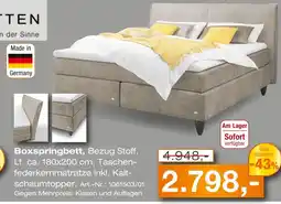 Möbel Inhofer Ruf betten boxspringbett Angebot