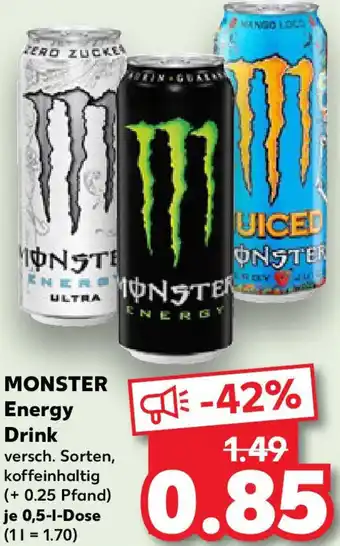 Kaufland MONSTER Energy Drink Angebot