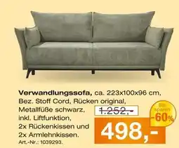 Möbel Inhofer Verwandlungssofa Angebot