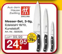 Möbel Inhofer Zwilling messer-set, 3-tlg Angebot