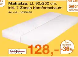 Möbel Inhofer Matratze Angebot