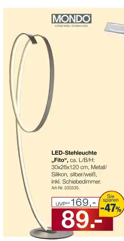 Möbel Inhofer Mondo led-stehleuchte fito Angebot