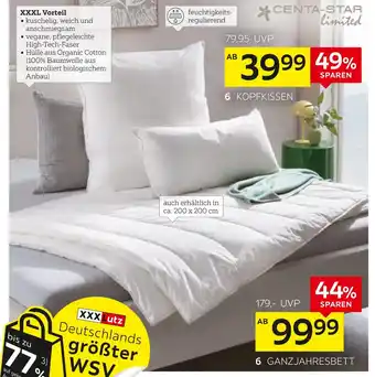 XXXLutz Centa-star betten-serie „vegan dream“ Angebot