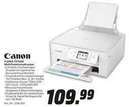 MediaMarkt Canon pixma ts7650i multifunktionsdrucker Angebot