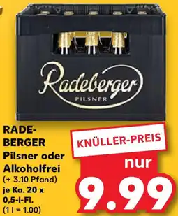 Kaufland RADEBERGER Pilsner oder Alkoholfrei Angebot