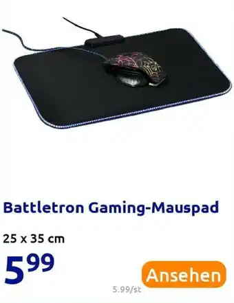 Action Battletron Gaming Mauspad Angebot