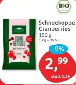 Budni Schneekoppe Cranberries Angebot