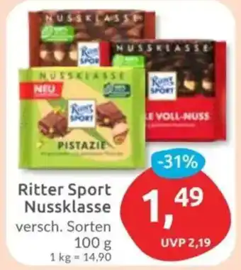 Budni Ritter Sport Nussklasse Angebot