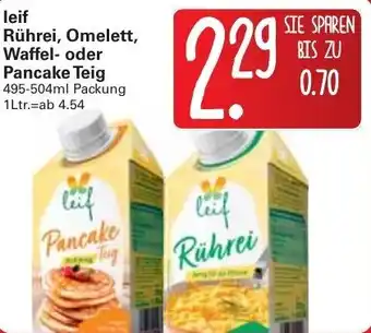 WEZ leif Rührei, Omeleet, Waffel oder Pancake Teig 495-504ml Angebot