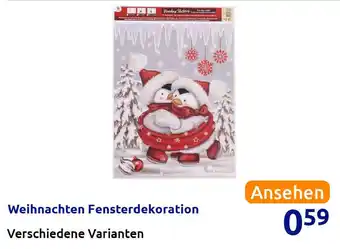 Action Weihnachten Fensterdekoration Angebot