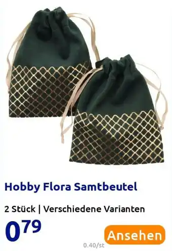 Action Hobby Flora Samtbeutel Angebot