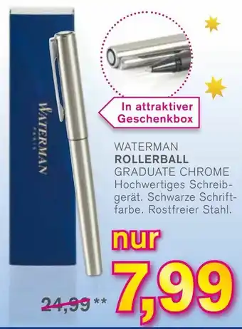 KODi Waterman Rollerball Graduate Chrome Angebot