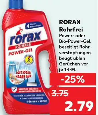 Kaufland RORAX Rohrfrei Angebot