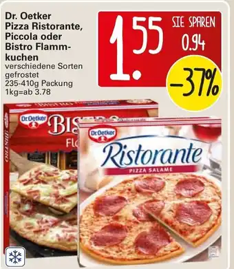 WEZ Dr. Oetker Pizza Ristorante, Piccola oder Bistro Flammkuchen 235-410g Angebot