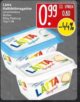 WEZ Lätta Halbfettmargarine 500g Angebot