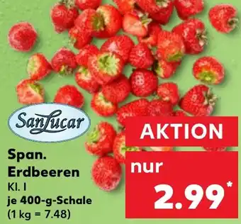 Kaufland Span. Erdbeeren Angebot