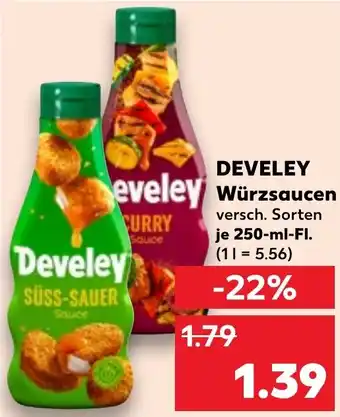 Kaufland DEVELEY Würzsaucen Angebot