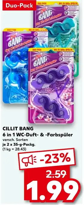 Kaufland CILLIT BANG 6 in 1 WC-Duft- & -Farbspüler Angebot