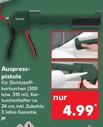 Kaufland PARKSIDE Auspress- pistole Angebot