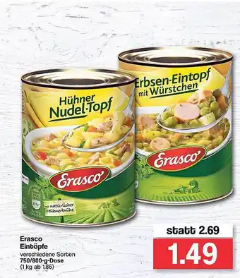 Famila Nord West Erasco Eintöpfe Angebot