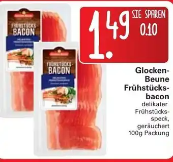 WEZ Glocken Beune Frühstücksbacon 100g Angebot