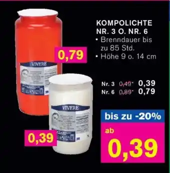 KODi KOMPOLICHTE NR. 3 O. NR. 6 Angebot