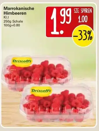 WEZ Driscoll's Himbeeren 250g Angebot