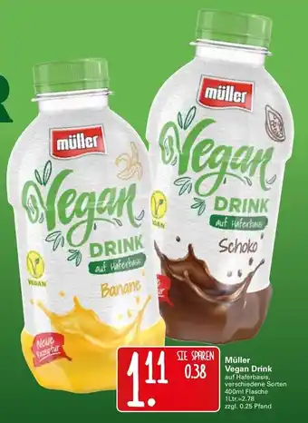 WEZ Müller Vegan Drink 400ml Angebot