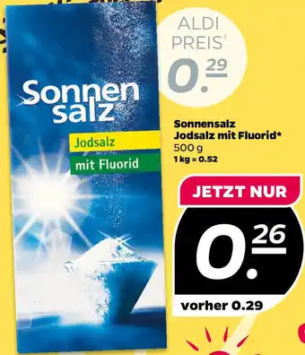 NETTO Sonnensalz Jodsalz mit Fluorid Angebot