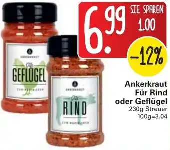 WEZ Ankerkraut Für Rind oder Geflügel 230g Angebot