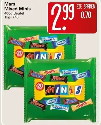 WEZ Mars Mixed Minis 400g Beutel Angebot