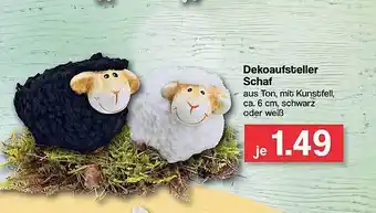 Famila Nord West Dekoaufsteller Schaf Angebot