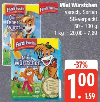 Edeka Ferdi Fuchs Mini Würstchen Angebot