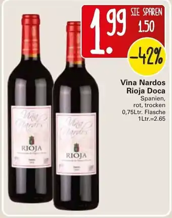 WEZ Vina Nardos Rioja Doca 0,75L Angebot