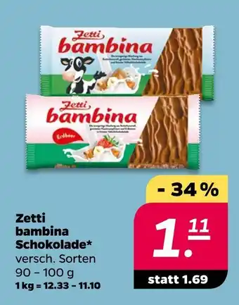 NETTO Zetti bambina schokolade Angebot