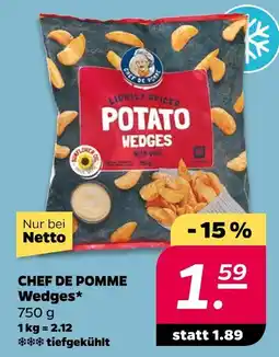 NETTO Chef de pomme wedges Angebot